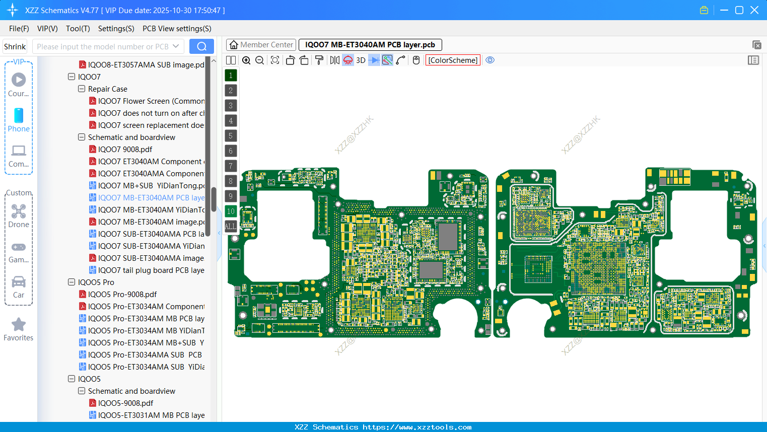 VIVO IQOO7 MB-ET3040AM PCB Layer